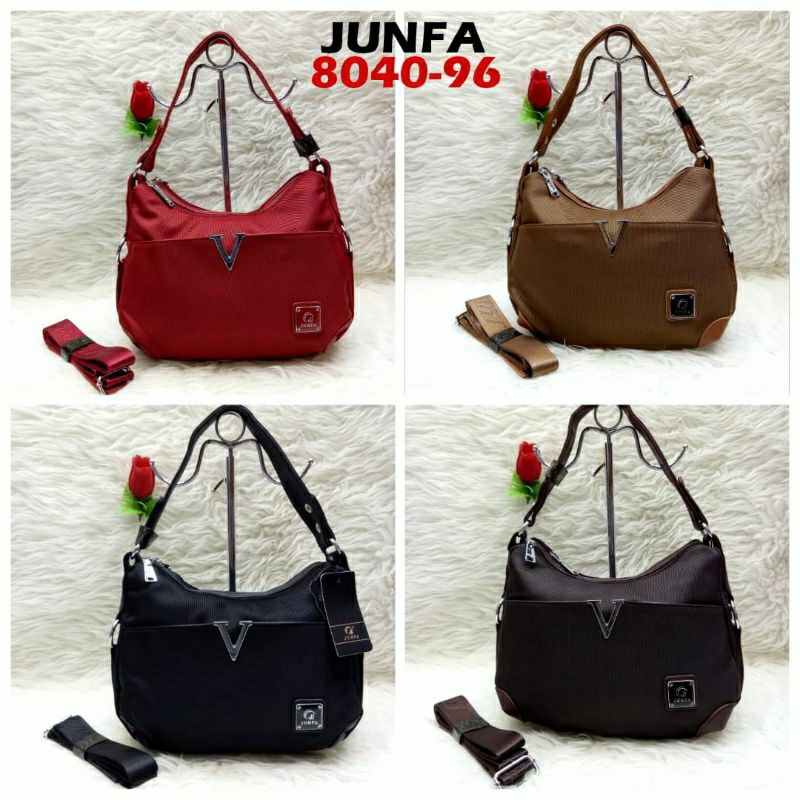 Tas selempang wanita junfa kanvas 8040-96