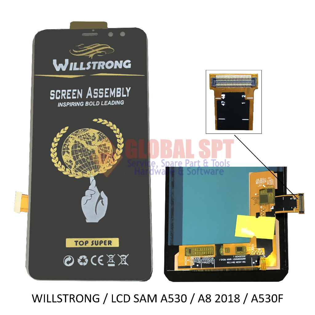 LCD TOUCHSCREEN SAMSUNG A530 / GALAXY A8 2018 / A530F