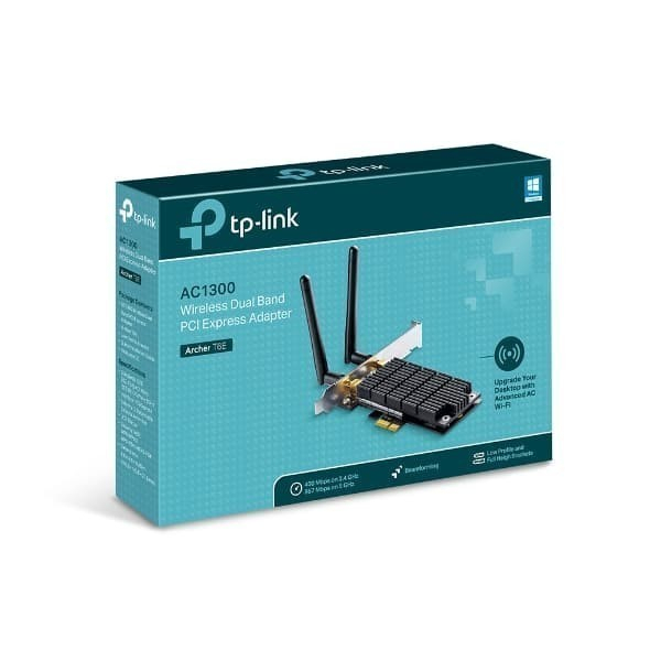 TP - Link AC1300 Wireless Dual Band PCI Express Adapter - Archer T6E