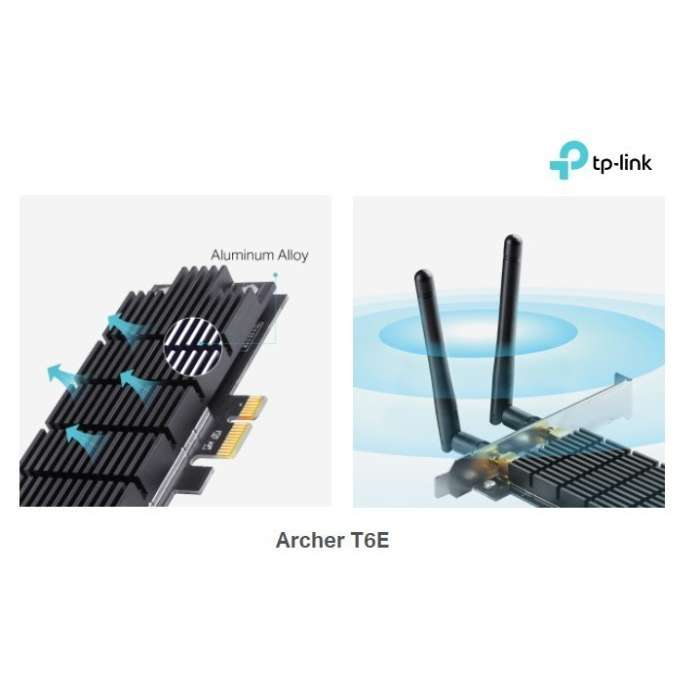 TP - Link AC1300 Wireless Dual Band PCI Express Adapter - Archer T6E