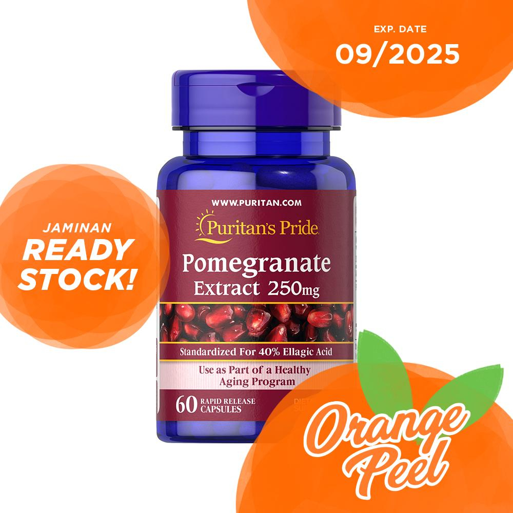 Puritan Pomegranate Extract 250 mg (60 Capsules)