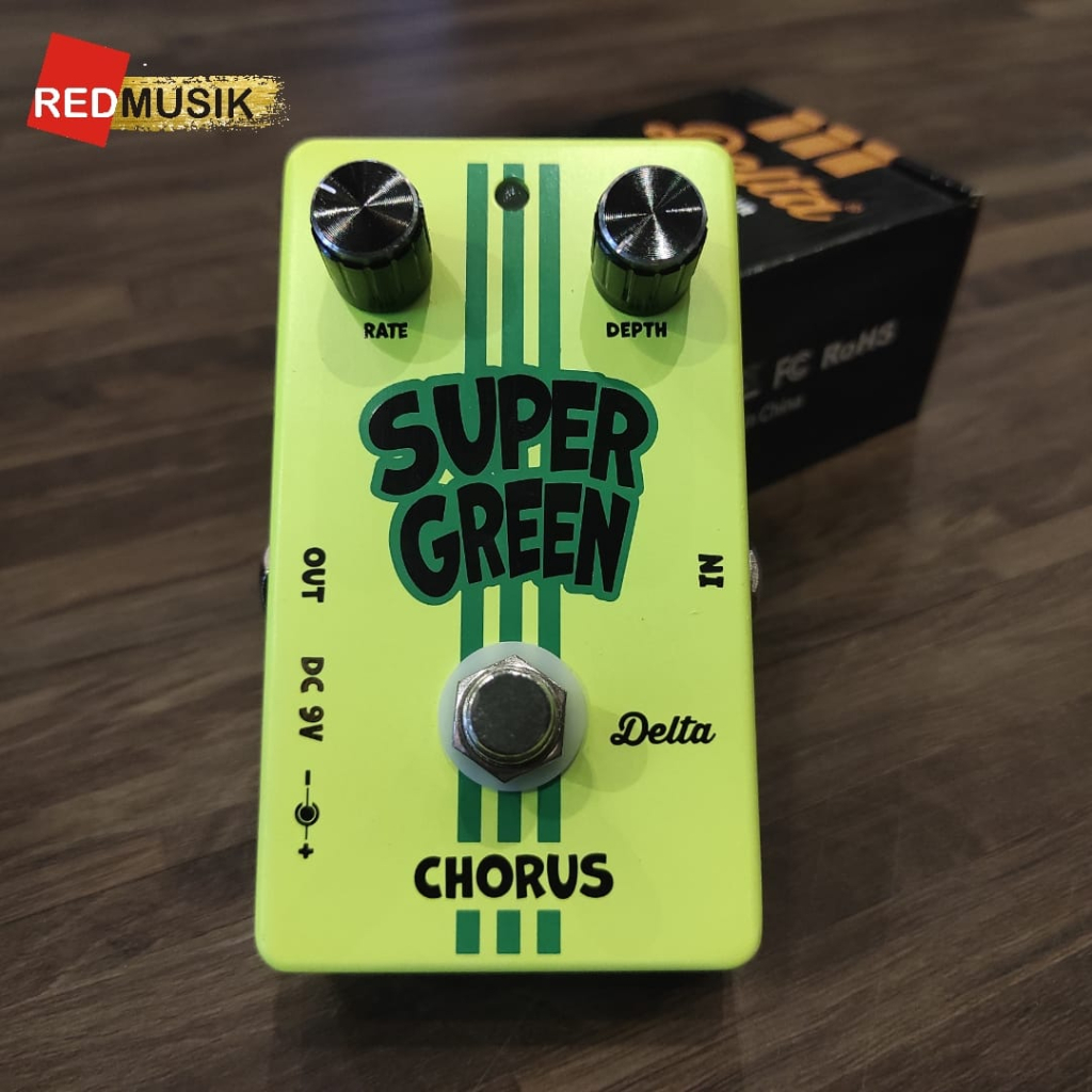 Efek Gitar Delta Super Green Chorus