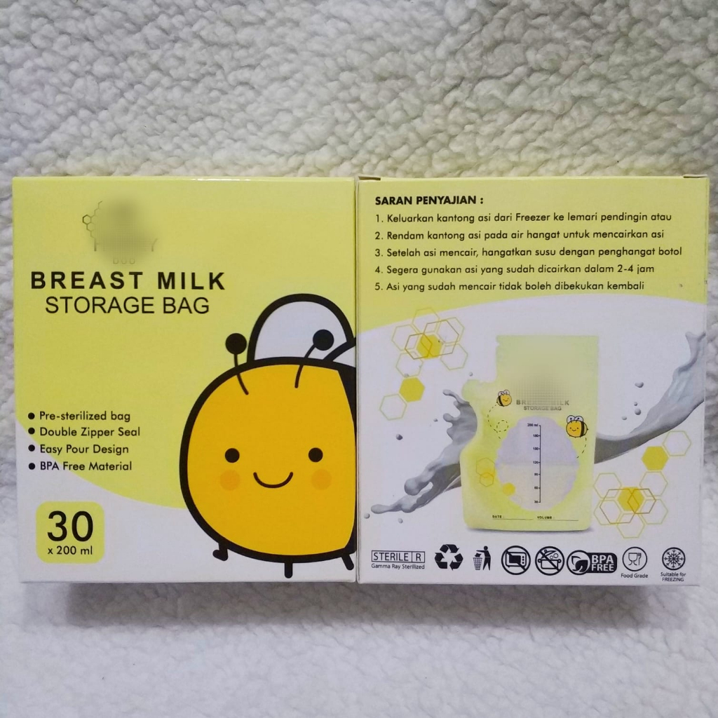 Kantong ASI Breast Milk Storage 200ml 30pcs