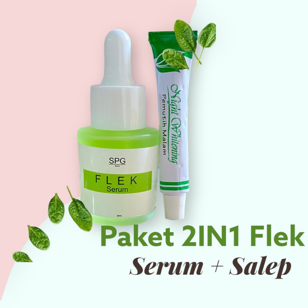 Paket Flek 2In1 Salep Liz + Serum Spg Flek 20ml Penghilang Flek Hitam