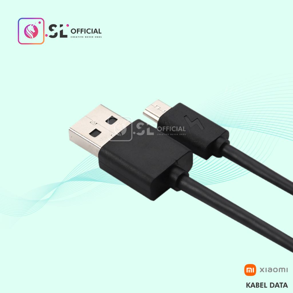 Kabel Data Xiaomi Fast Charging Micro Usb 120cm ORIGINAL
