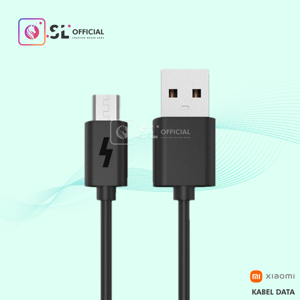 Kabel Data Xiaomi Fast Charging Micro Usb 120cm ORIGINAL
