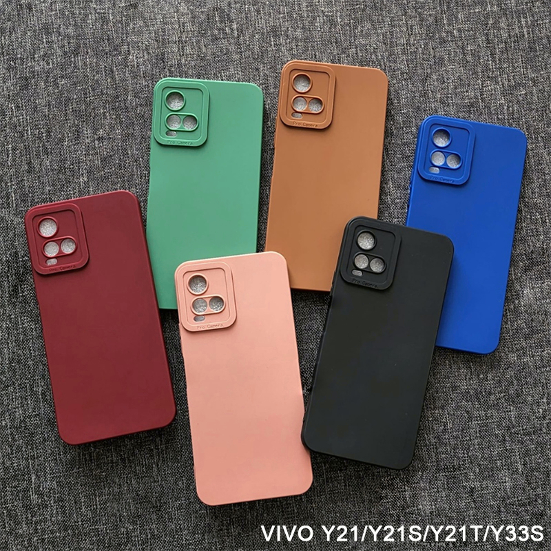 SILIKON CAIR ASLI RESMI CASE VIVO Y16 Y15S Y01 Y15C Y22 Y22S Y35 Y21 Y33S Y21E Y21S Y20 Y20I Y20S Y12S Y17 Y15 Y12 Y11 2019 COVER TAHAN GUNCANGAN SOFTCASE CASING