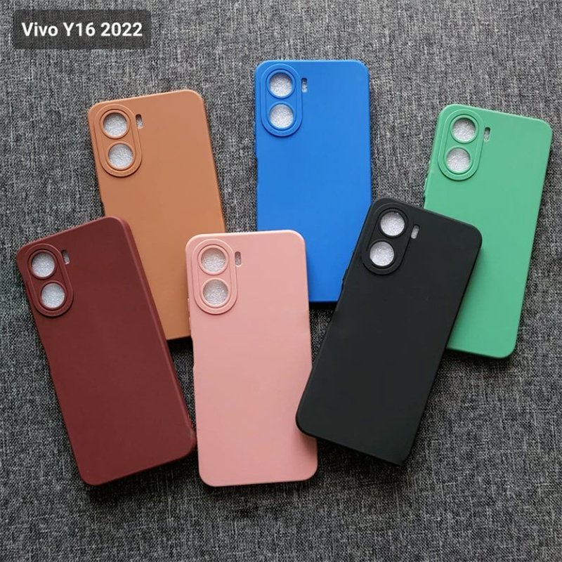 SILIKON CAIR ASLI RESMI CASE VIVO Y16 Y15S Y01 Y15C Y22 Y22S Y35 Y21 Y33S Y21E Y21S Y20 Y20I Y20S Y12S Y17 Y15 Y12 Y11 2019 COVER TAHAN GUNCANGAN SOFTCASE CASING