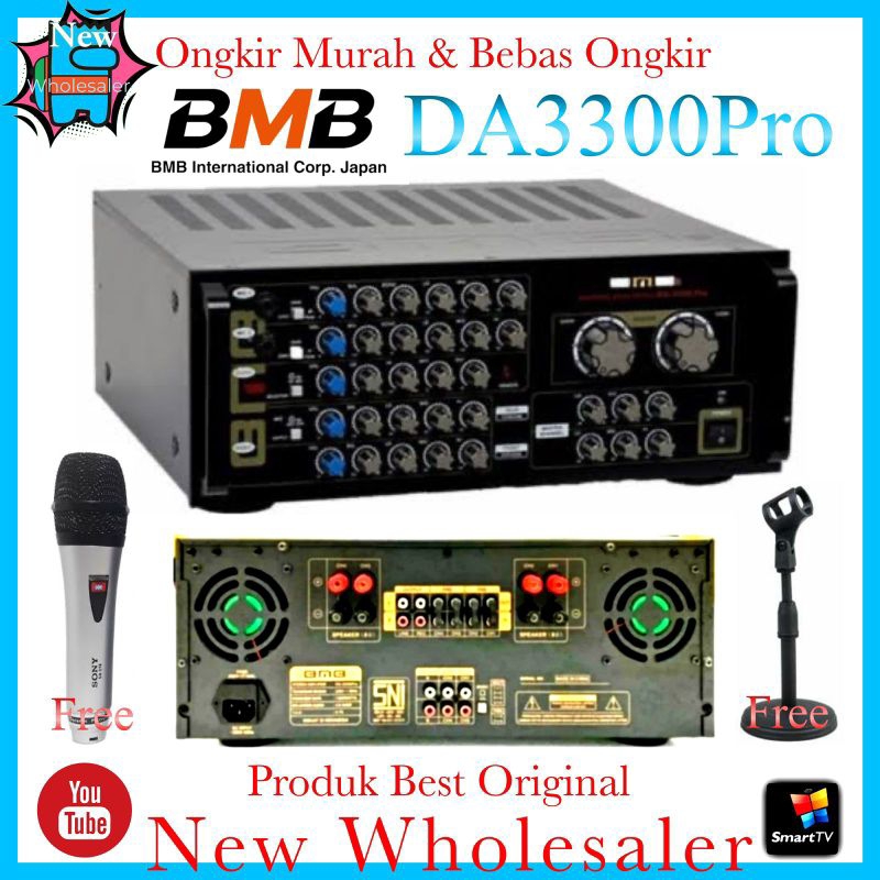 Power Amplifier Premium BMB DA3300Pro Original Sni resmi Da 3300 Pro Audio