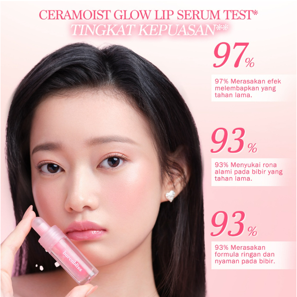 BNB barenbliss Ceramoist Glow Lip Serum [3in1 Glossy]