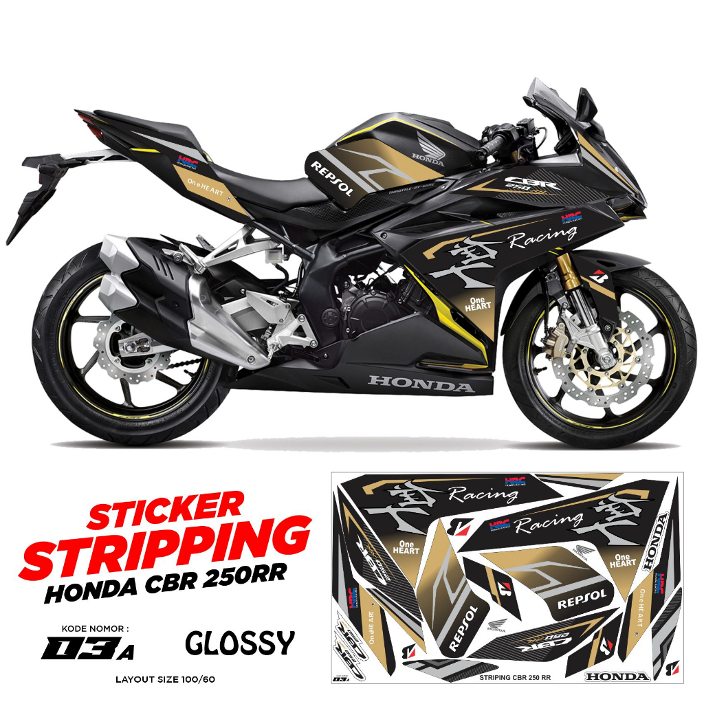striping Honda CBR 250RR / decal Honda CBR 250RR / variasi Honda CBR 250RR