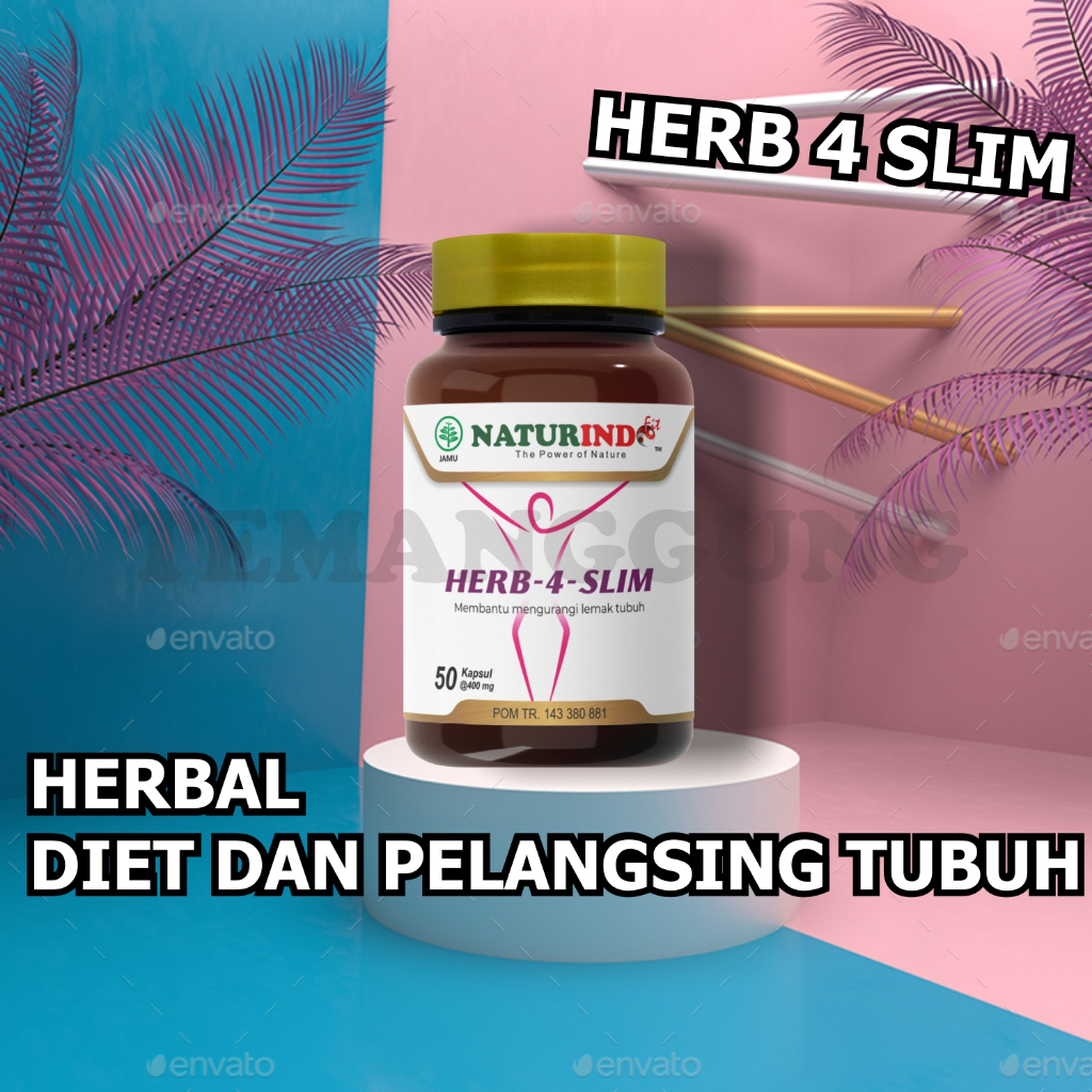 Herb 4 Slim obat herbal pelangsing diet alami Naturindo