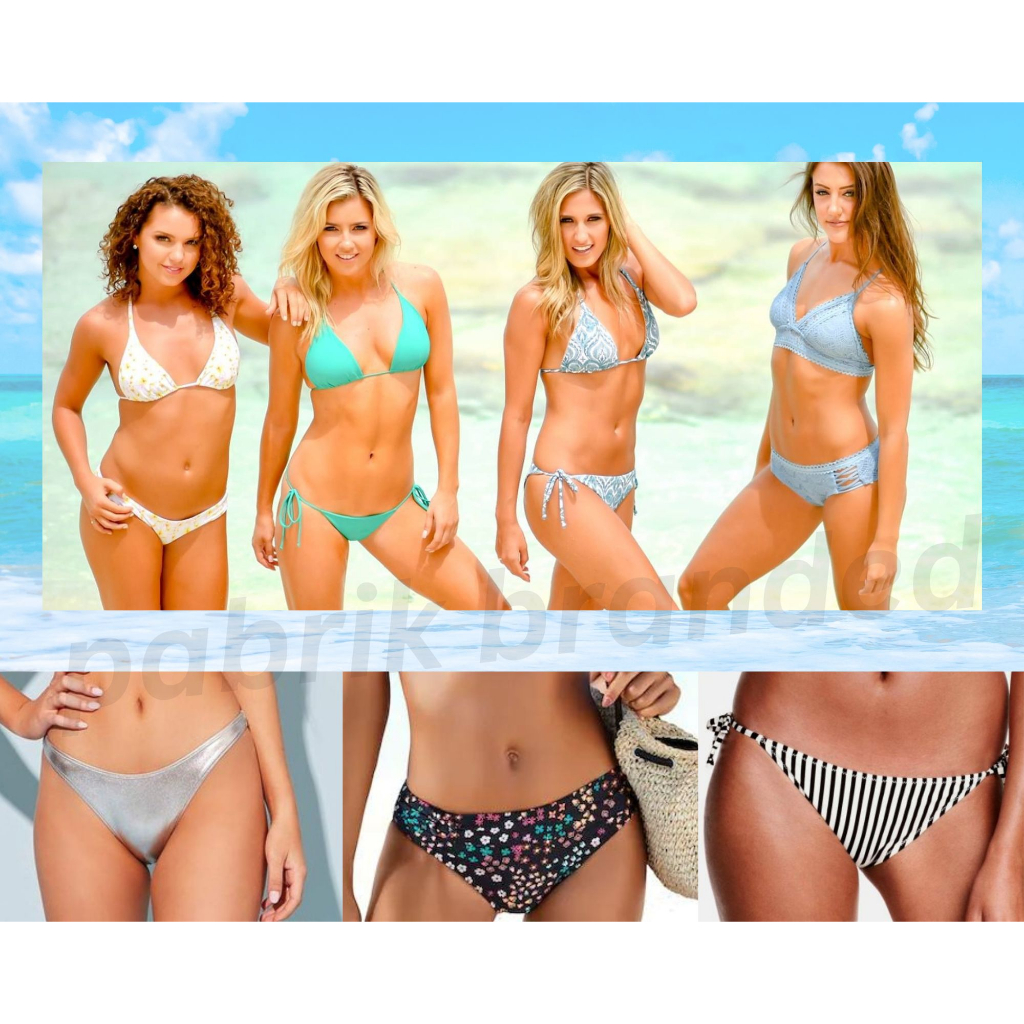 pabrik branded swimwear bikini top bottom baju celana rok renang wanita girl perempuan atasan sexy s