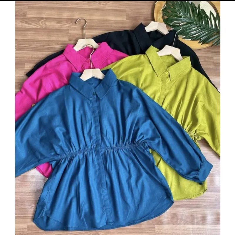 Alya Shirt Kemeja Wanita Oversize / Kemeja Wanita