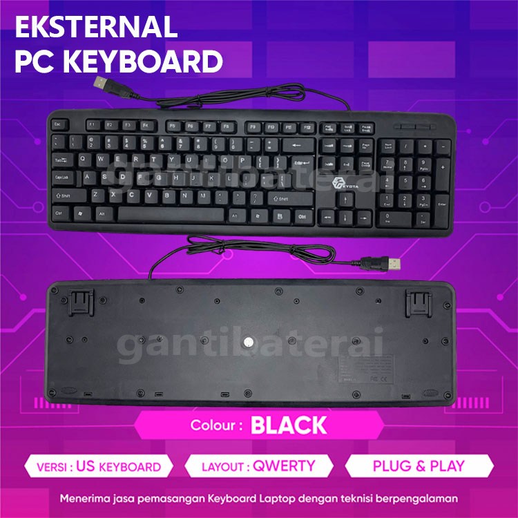 KEYBOARD EYOTA K11 USB STANDARD WATERPROOF GARANSI RESMI