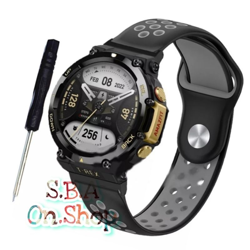 Strap Nike Sport Watch Rubber Tali Jam Tangan Watch Band Amazfit T Rex Trex 1 2 3 Pro Ultra Acc