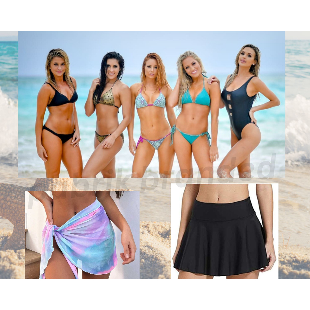 pabrik branded swimwear bikini top bottom baju celana rok renang wanita girl perempuan atasan sexy s