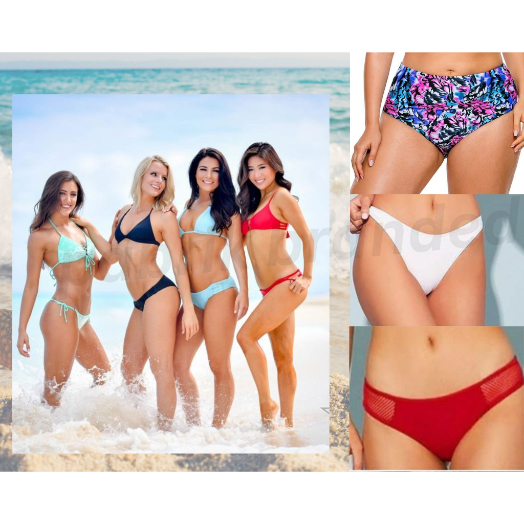 pabrik branded swimwear bikini top bottom baju celana rok renang wanita girl perempuan atasan sexy s