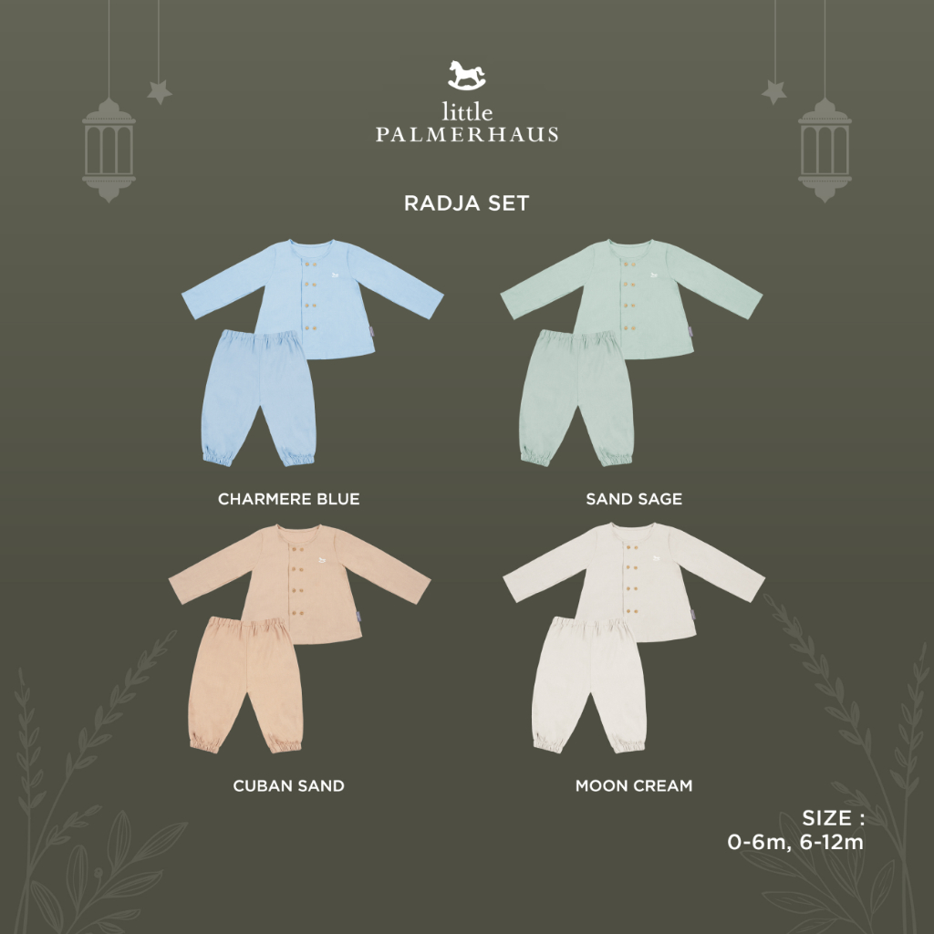 [TOMS] LITTLE PALMERHAUS (1set) Jardin Koko Set + Peci / Baju Koko Anak Laki Lebaran EID Raya Collection Terbaru