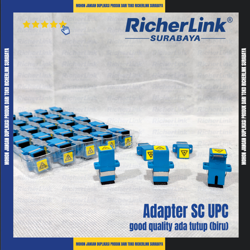 Adapter SC UPC Good Quality Model Telkom (Biru)