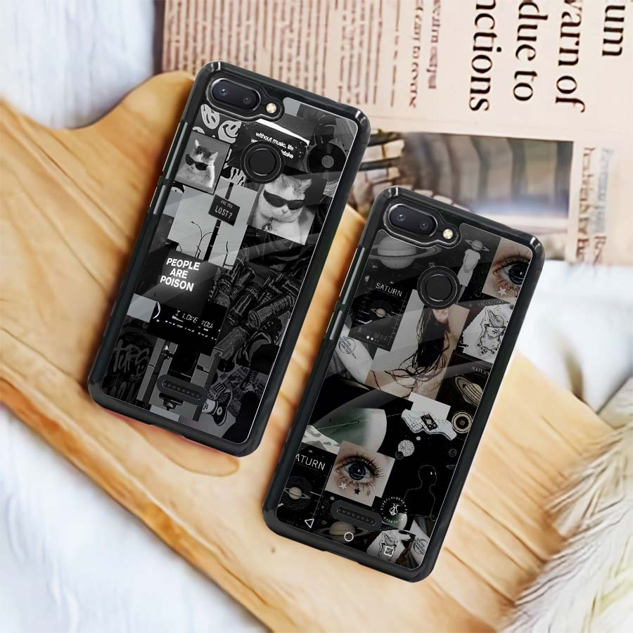 (MT83) Case Kilau Redmi 6 | Redmi 6A | Casing Hp Xiaomi | Pelindung Smartphone Seven Case | Aestheti
