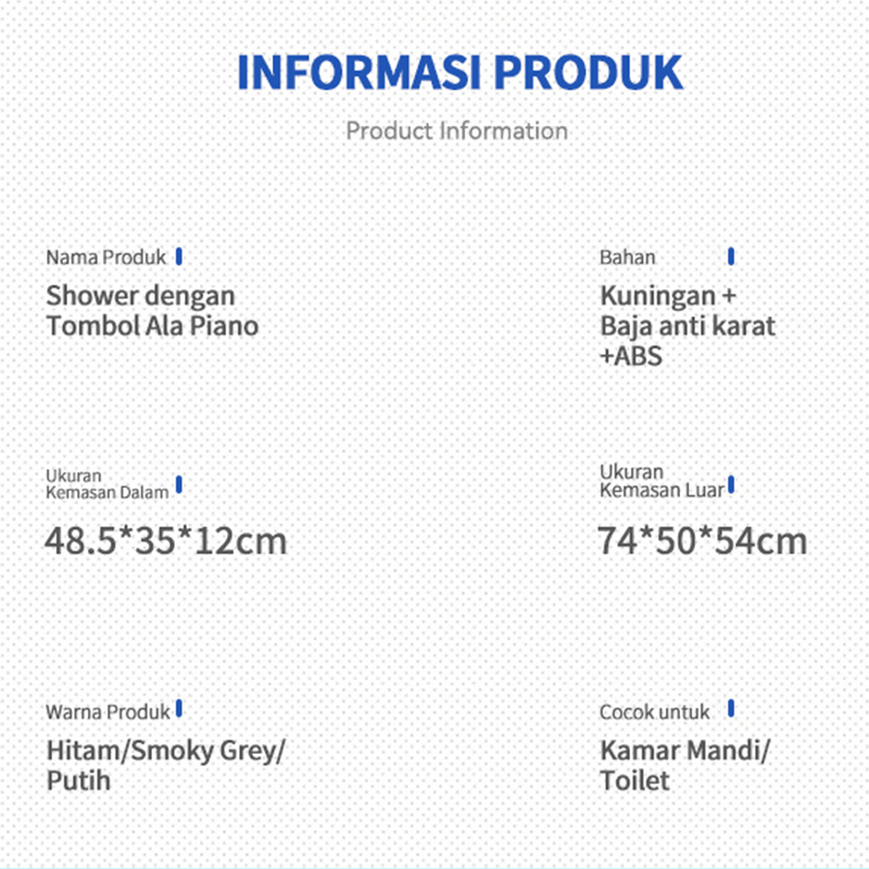 Shower Kamar Mandi 4 Dalam 1 Set Shower / Sprayer Panas Dan Dingin Set Kamar Mandi Besi Tahan / Shower Kamar Mandi Set Dengan Faucet