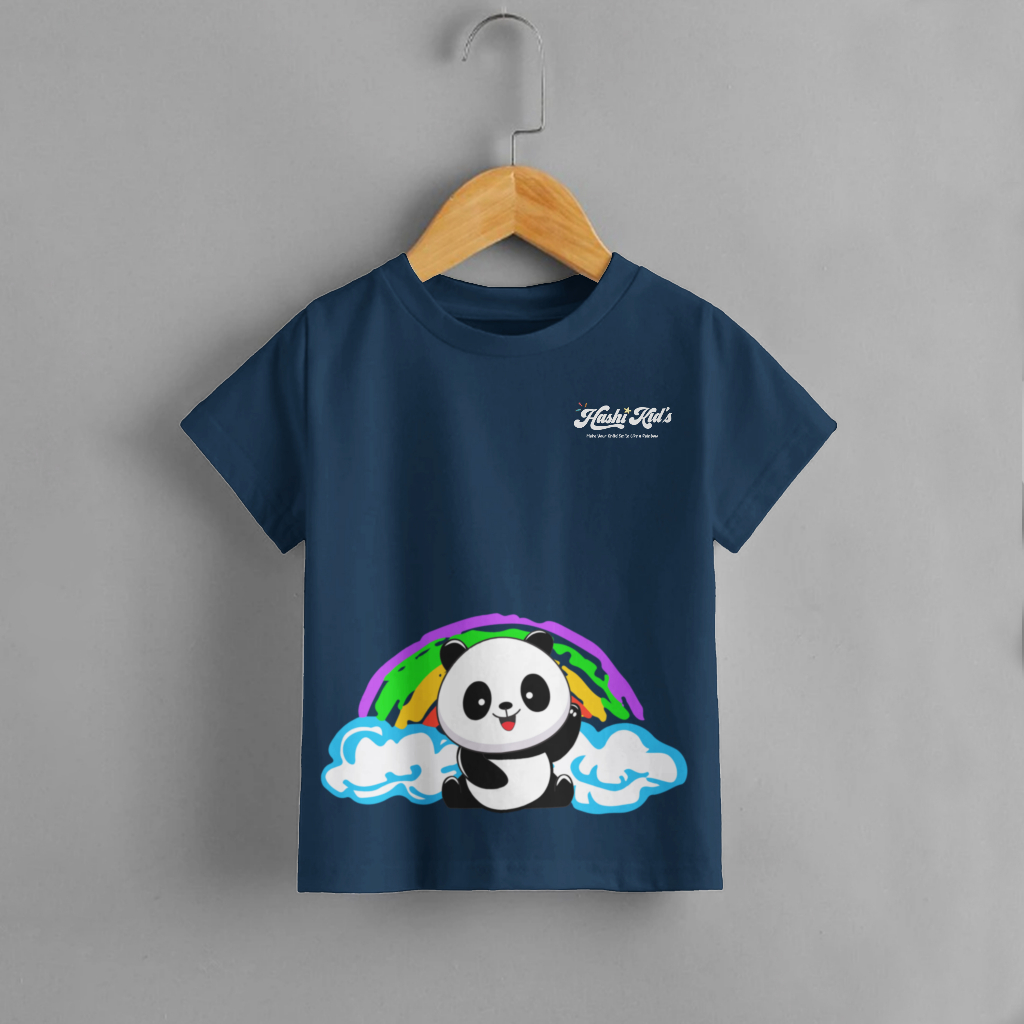 Kaos Anak Rainbow Panda - Atasan Anak Laki Laki Dan Perempuan