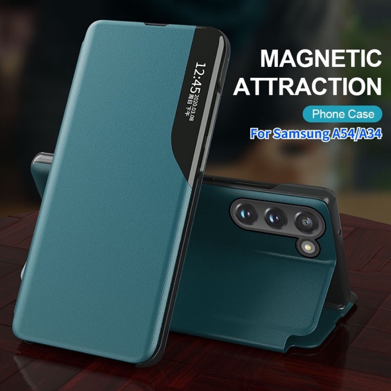 Case Samsung Galaxy A54 5G/ Samsung A34 5G Flipcase Magnetic Stand Leather