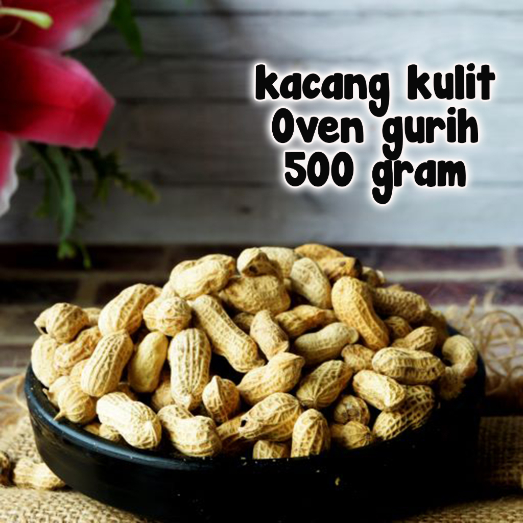 

Kacang kulit oven gurih asin kiloan 500 gram afif jaya cemilan