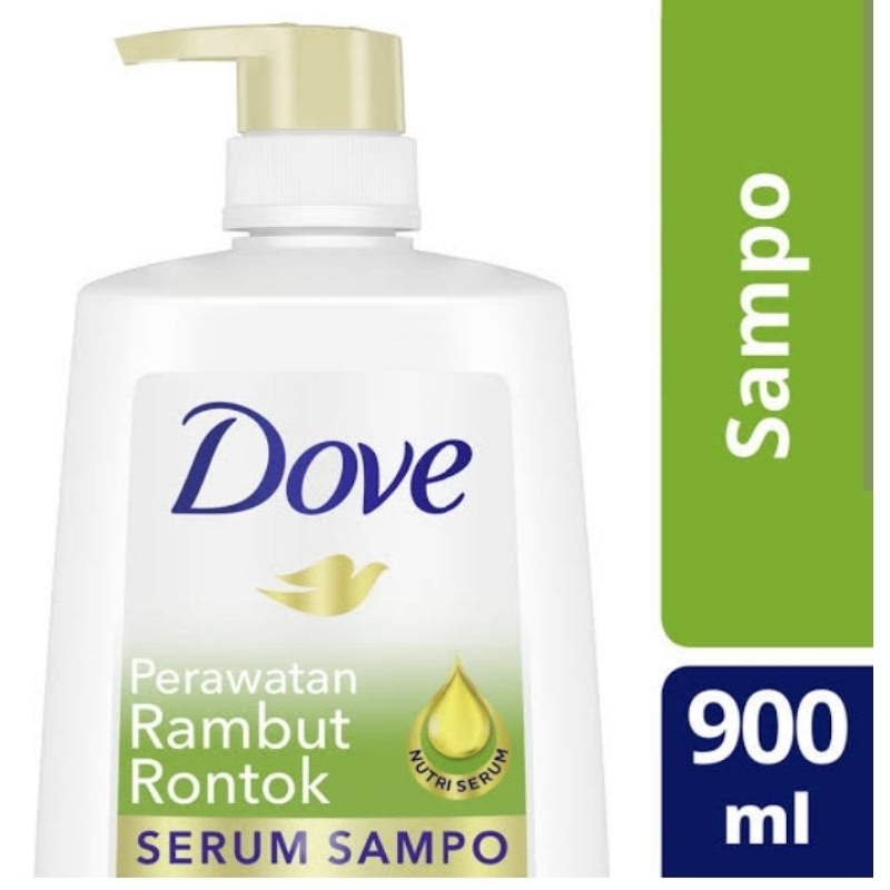 (900ml) dove serum shampoo rambut rontok