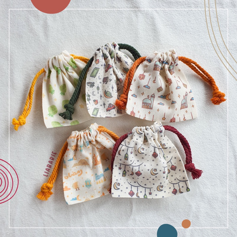 

Set Pouch Amplop THR Lebaran (5pcs) ukuran 10x10cm - READY STOCK