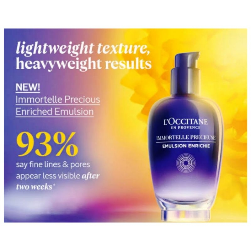 [ New ] Loccitane Immortelle Precious Enriched Emulsion 10ml