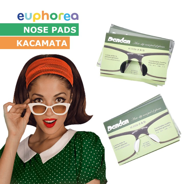 Nosepad Kacamata Tempel | Penyangga Hidung Nosepad Kacamata | Nosepad Kacamata Anti Mlorot