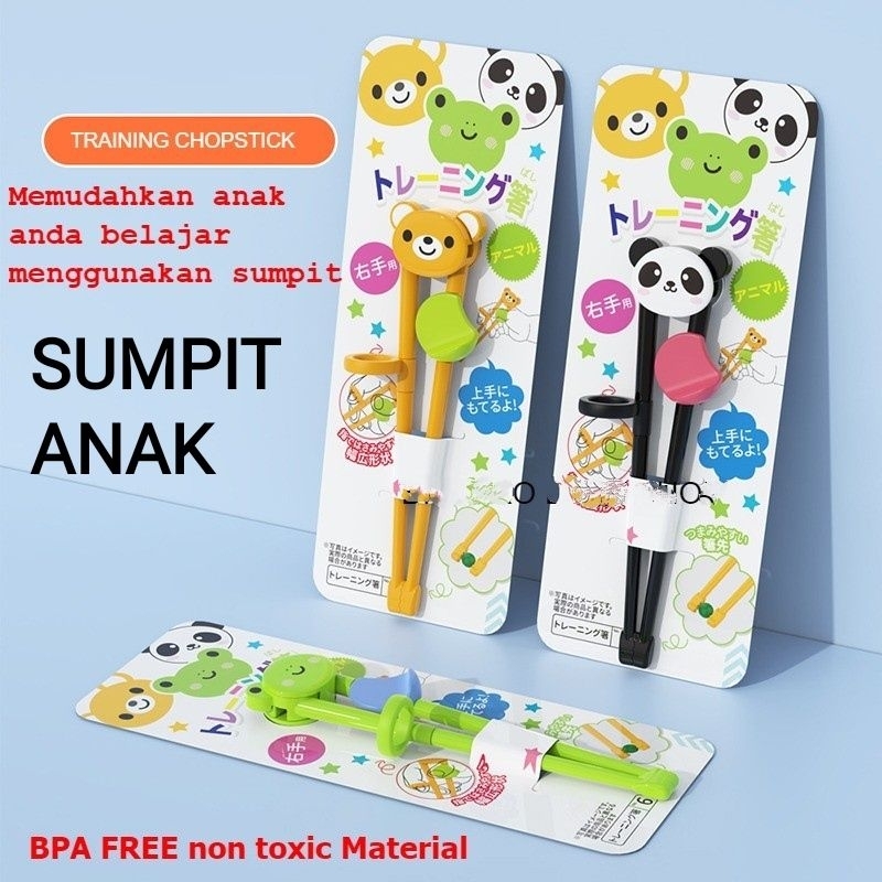 Sumpit Anak Karakter Children Training Chopsticks Sumpit Belajar Makan Anak Bayi Chop Stick Sticks