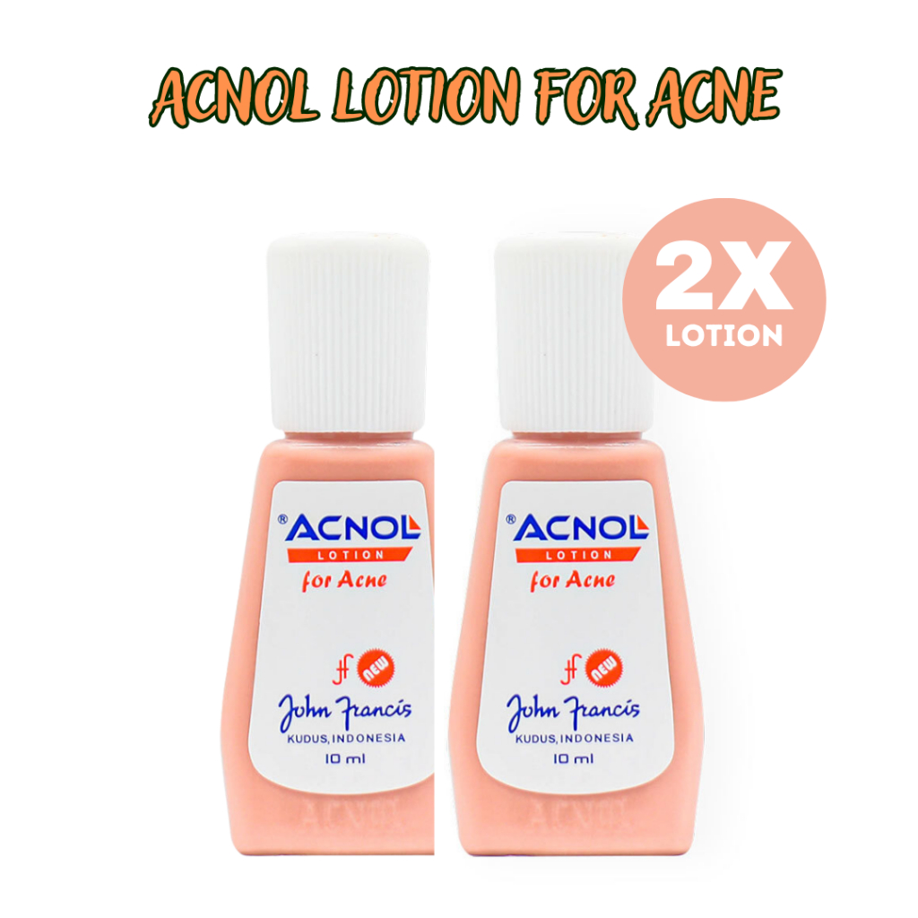 Paket Double Acnol Lotion 10 Ml - obat Jerawat Ringan