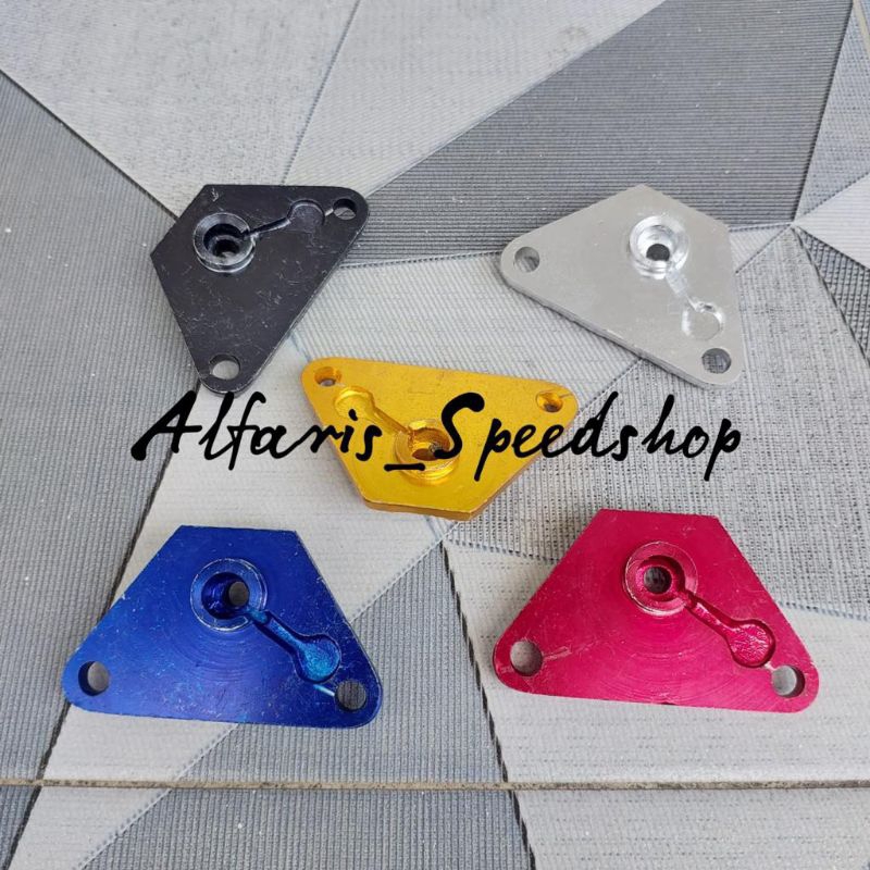 Adaptor pendingin mesin oil cooler honda bebek supra grand legenda prima star impressa adaptor oil cooler pendingin mesin honda grand supra prima impressa star legenda bahan almunium warna lengkap