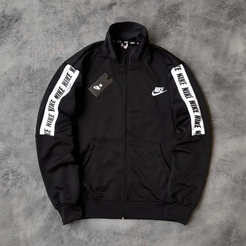 jaket pria tracktop nike small swosh