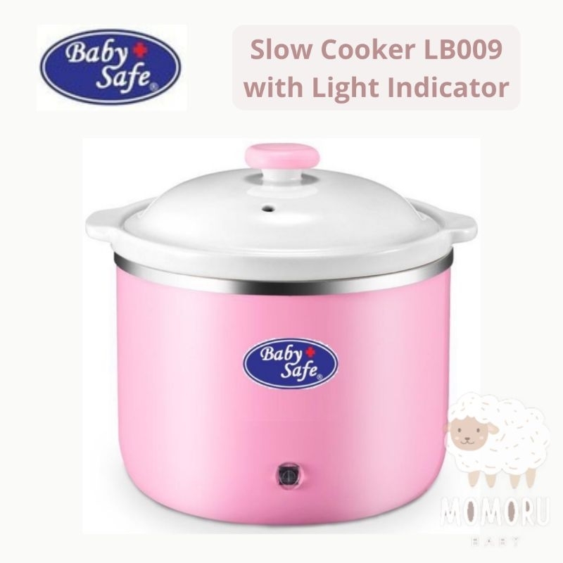 Baby Safe Slow Cooker LB009 with Light Indicator Alat Memasak Mpasi