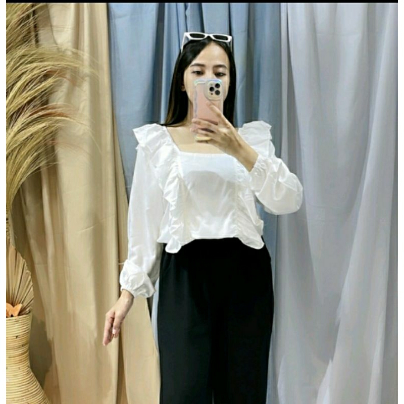 Atasan wanita|Atasan Kekinian|Blouse Twiscone|OOTD MU