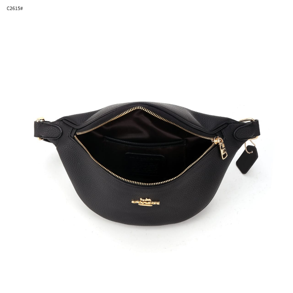 Coa League Belt Bag In Signature Leather Gold Hardware C2615