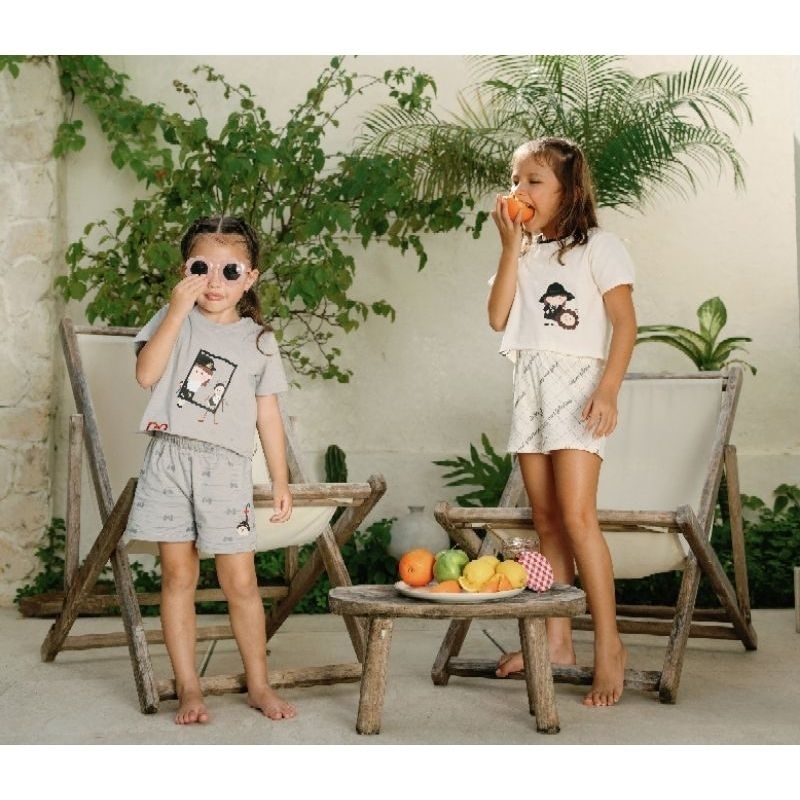 BOHOPANNA X THE OVERTEE - BIANCA SET BOHOPANNA - BIANCA SET THE OVERTEE BOHOPANNA - SETELAN BAJU ANAK PEREMPUAN