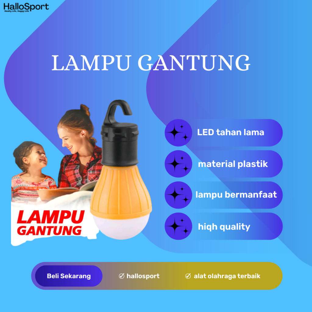 Speeds Lampu Gantung Camping Serba Murah Lampu Tenda Sederhana Lampu Simpel Lamp Tent Camping Dimmab