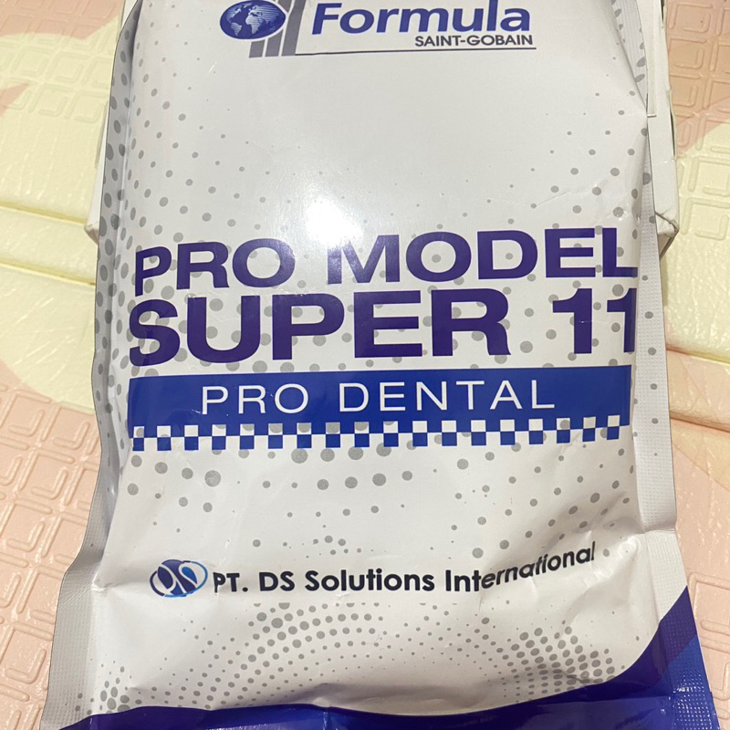 Dental Gips stone biru tipe 2 pro dental model super 11 pro