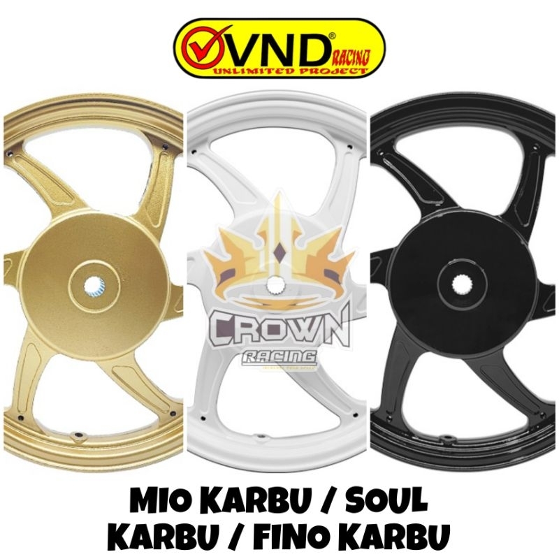 Velg VND Six Star Ring 14 Yamaha Mio Karbu Mio J GT / Fino Karbu Fino 115 / Soul Karbu Soul GT 115 /
