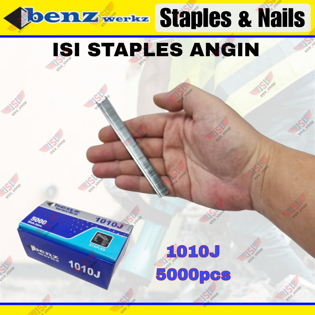 ISI Staples Angin 1010J Air Nailer 1010 J Isi Paku tembak Staples