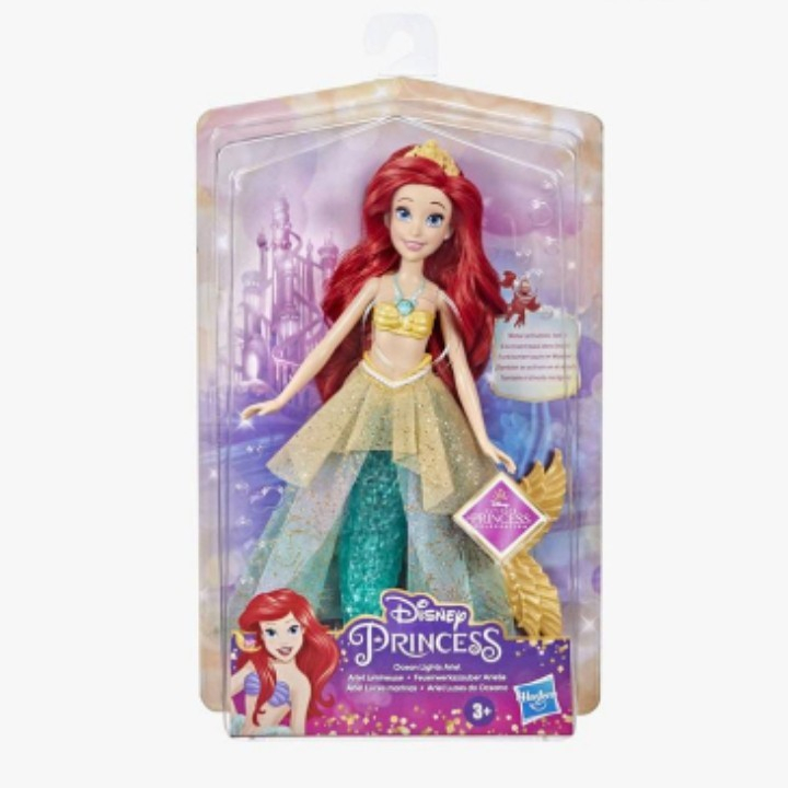 Barbie Doll Disney Princess Ariel Little Mermaid Ocean Lights