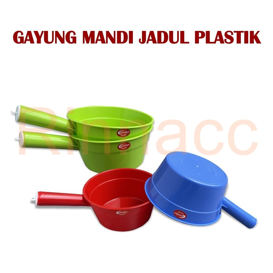 Gayung Air Plastik Jadul Conalgo / Gayung Mandi Lebar Besar / Cedok Air