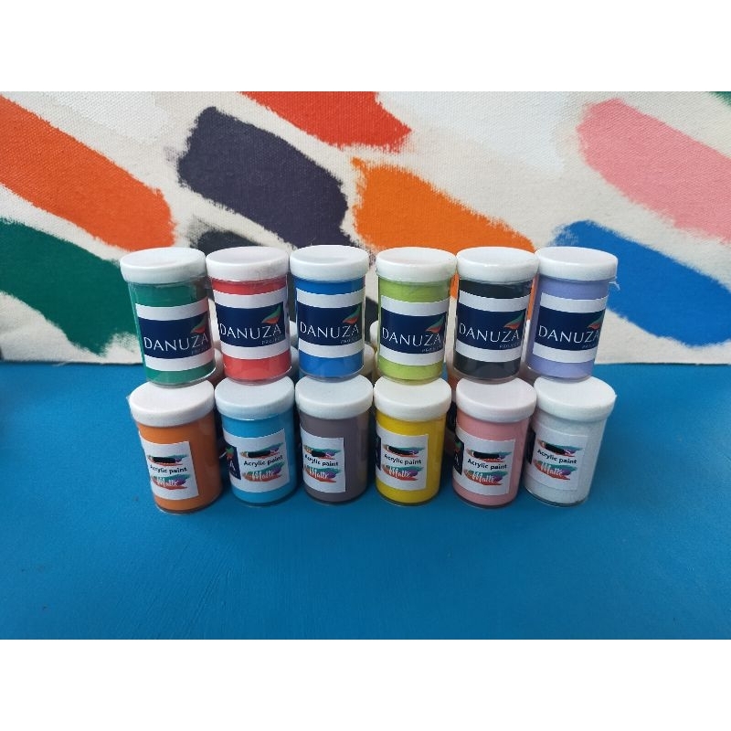 

Cat Lukis Tipe Matte 30 ml Paket 14 pcs