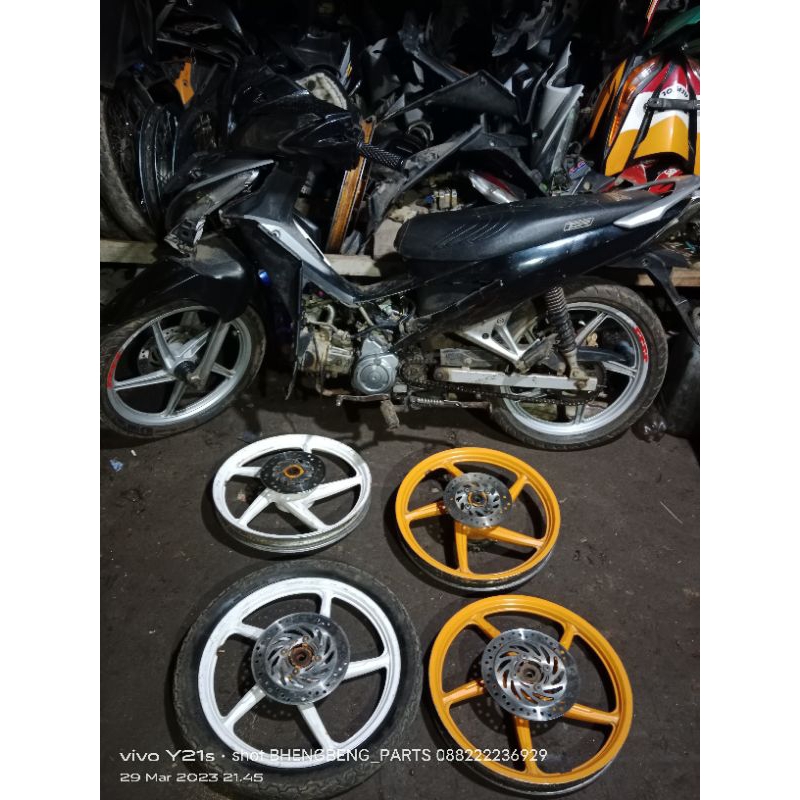 Velg supra x125 DD pnp Blade double disc velk original copotan