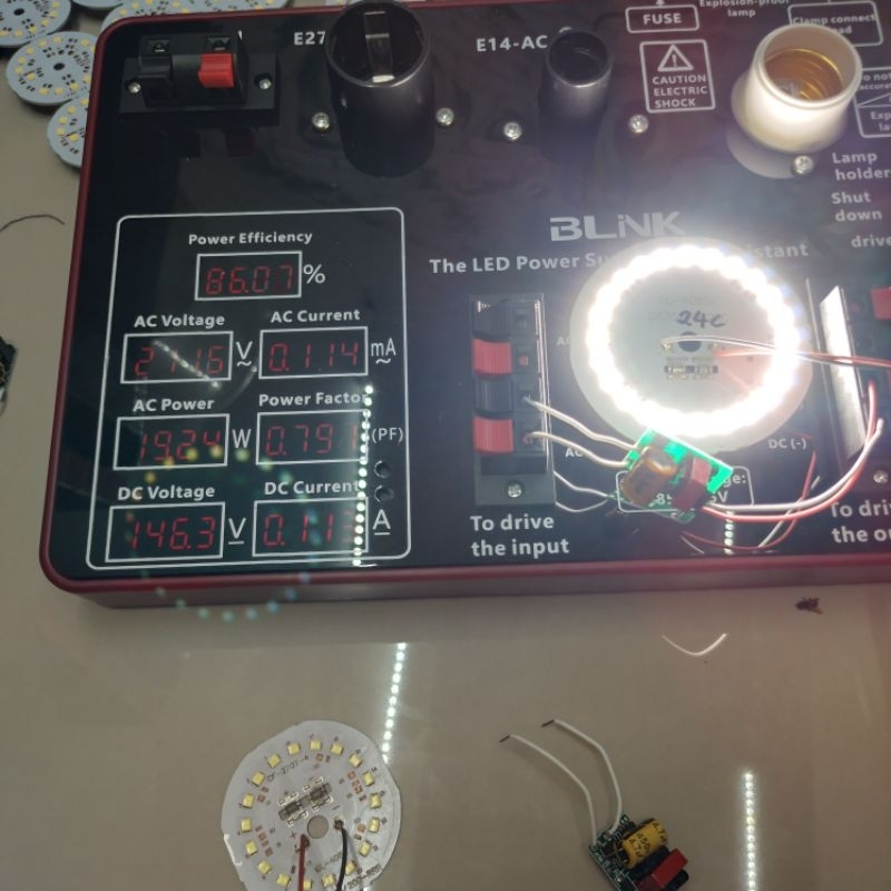 PCB LED 15w/18w/20w DC seett driver berpasangan